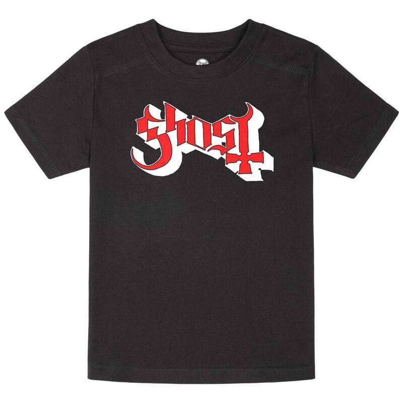 Ghost T-Shirt für Kinder - Metal-Kids - Logo - für Mädchen - schwarz  - Lizenziertes Merchandise! von Ghost