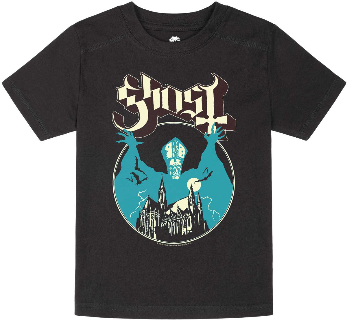Ghost T-Shirt für Kinder - Metal-Kids - Opus - für Mädchen & Jungen - schwarz  - Lizenziertes Merchandise! von Ghost