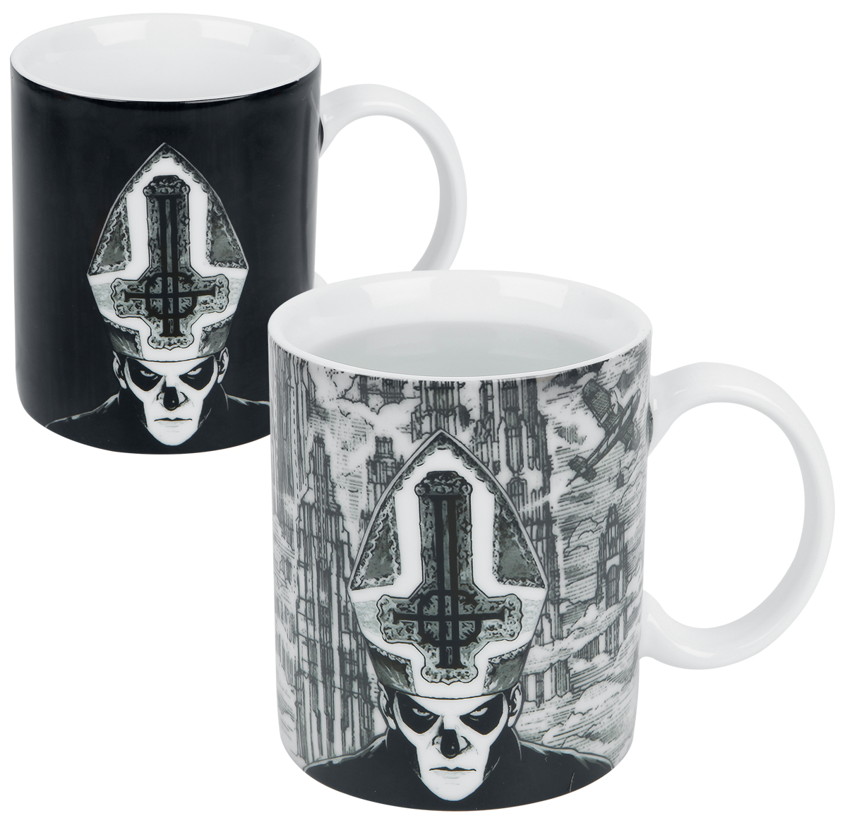 Ghost Tasse - Tasse mit Thermoeffekt - schwarz - Lizenziertes Merchandise! Ghost Tasse - Tasse mit Thermoeffekt - schwarz - Lizenziertes Merchandise! von Ghost