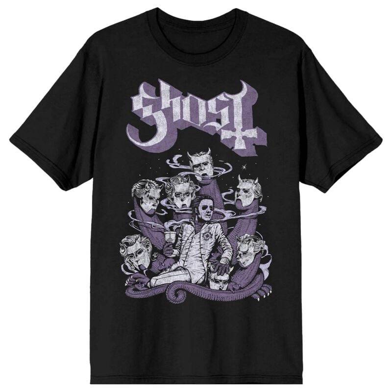 Ghost Tentacle Throne T-Shirt schwarz in 4XL von Ghost
