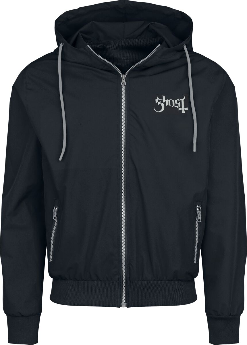 Ghost Windbreaker - Logo - S bis 5XL - für Männer - Größe XL - schwarz  - EMP exklusives Merchandise! von Ghost