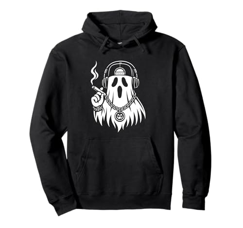 Ghost Halloween Musik Zigarette Hip Hop Männer Frauen Pullover Hoodie von GhostAxis1