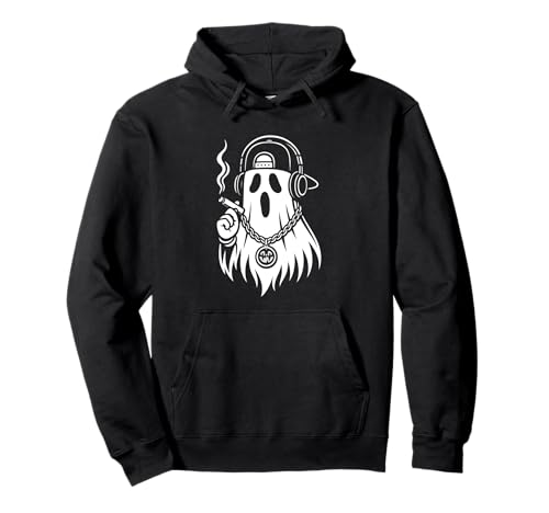 Ghost Zigarette Halloween Hip Hop Herren Damen Pullover Hoodie von GhostAxis1