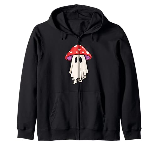 Lustiger Geist Halloween Pilz Jungen Mädchen Kinder Kapuzenjacke von GhostAxis1