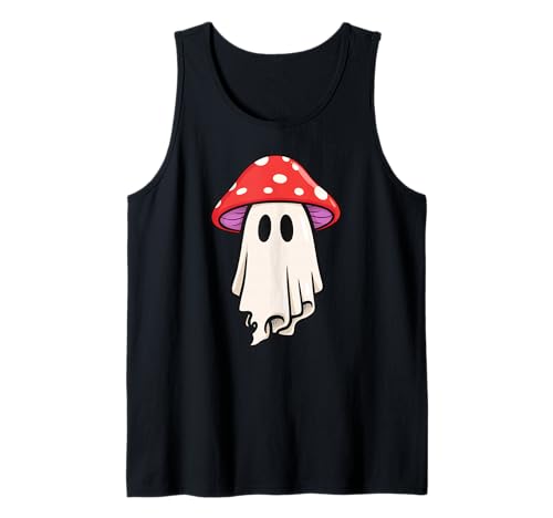Lustiger Geist Halloween Pilz Jungen Mädchen Kinder Tank Top von GhostAxis1