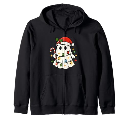 Lustiger Geist Halloween Weihnachten Frohe Weihnachten Jungen Mädchen Kinder Kapuzenjacke von GhostAxis1