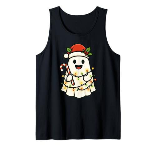 Lustiger Geist Weihnachten Halloween Frohe Weihnachten Jungen Mädchen Kinder Tank Top von GhostAxis1