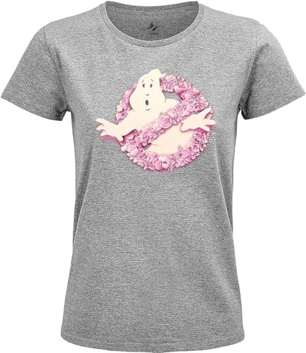 Ghostbuster Damen Woghosdts020 T-Shirt, grau meliert, Large von Ghostbuster