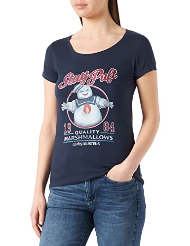 Ghostbusters Damen Woghosdts006 T-Shirt, Marineblau, X-Large von Ghostbusters