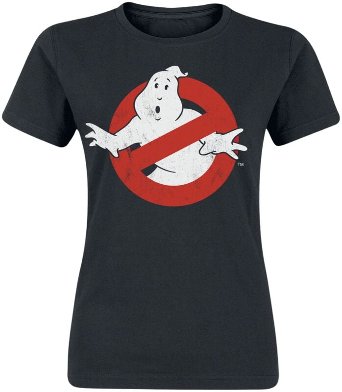 Ghostbusters Distressed Logo T-Shirt schwarz in XL von Ghostbusters