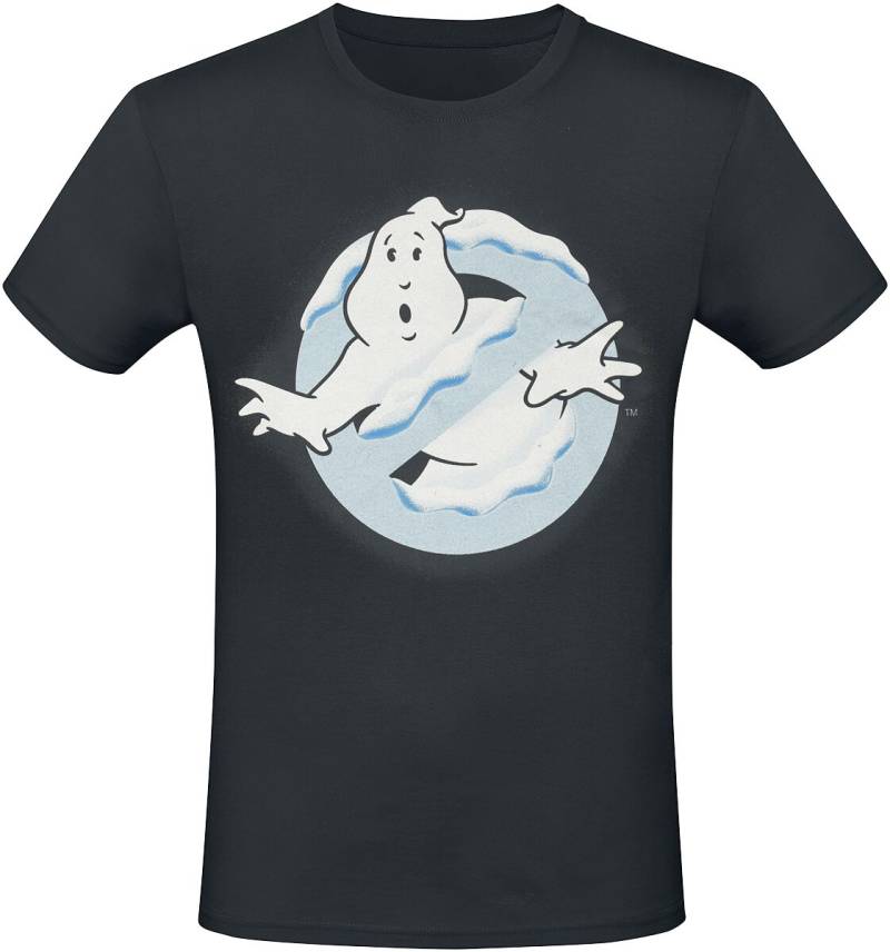 Ghostbusters Frozen Logo T-Shirt schwarz in M von Ghostbusters