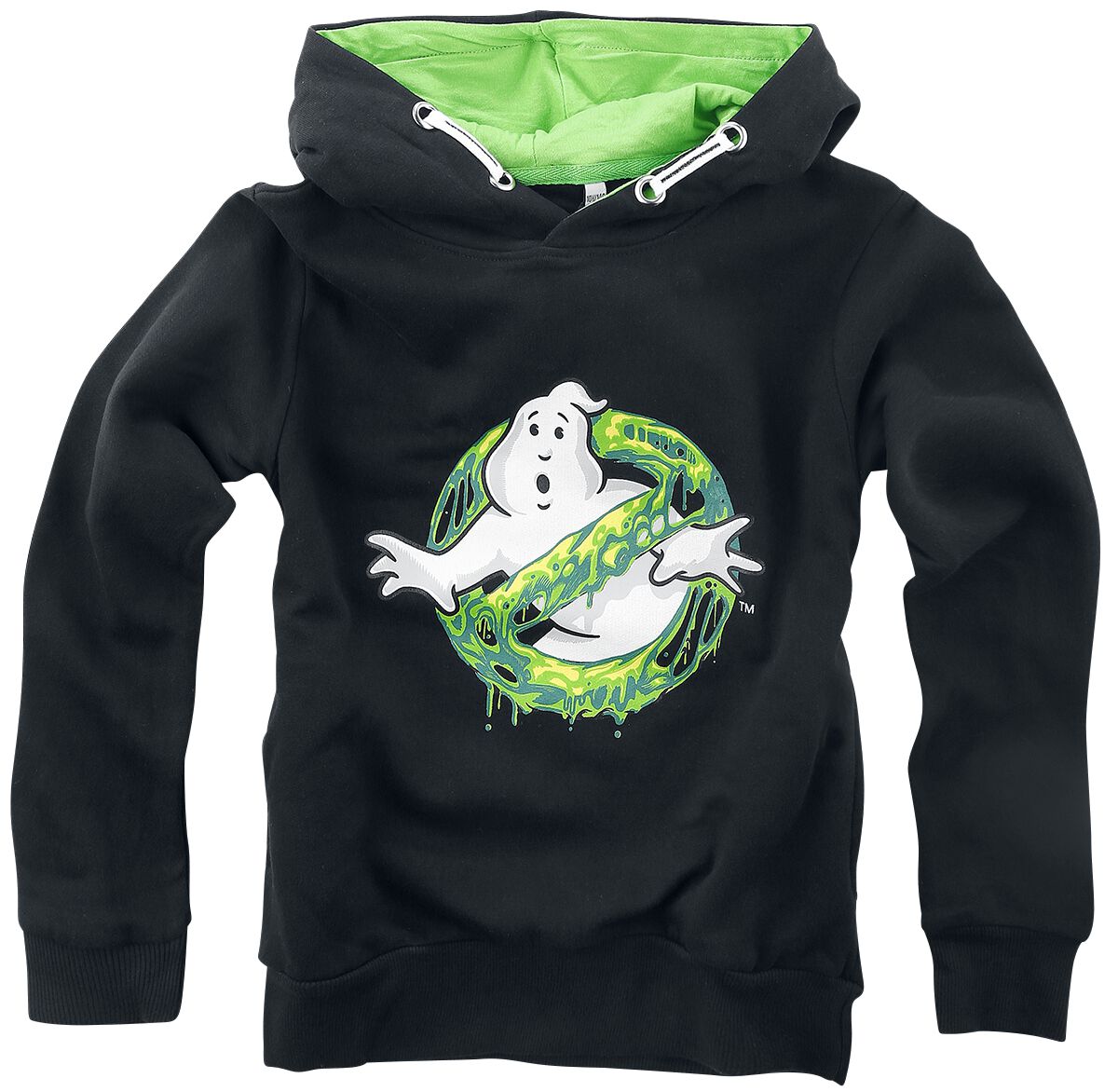 Ghostbusters Kapuzenpullover - Kids - I Ain't Afraid Of No Ghost - 116 bis 140 - Größe 116 - schwarz  - Lizenzierter Fanartikel von Ghostbusters