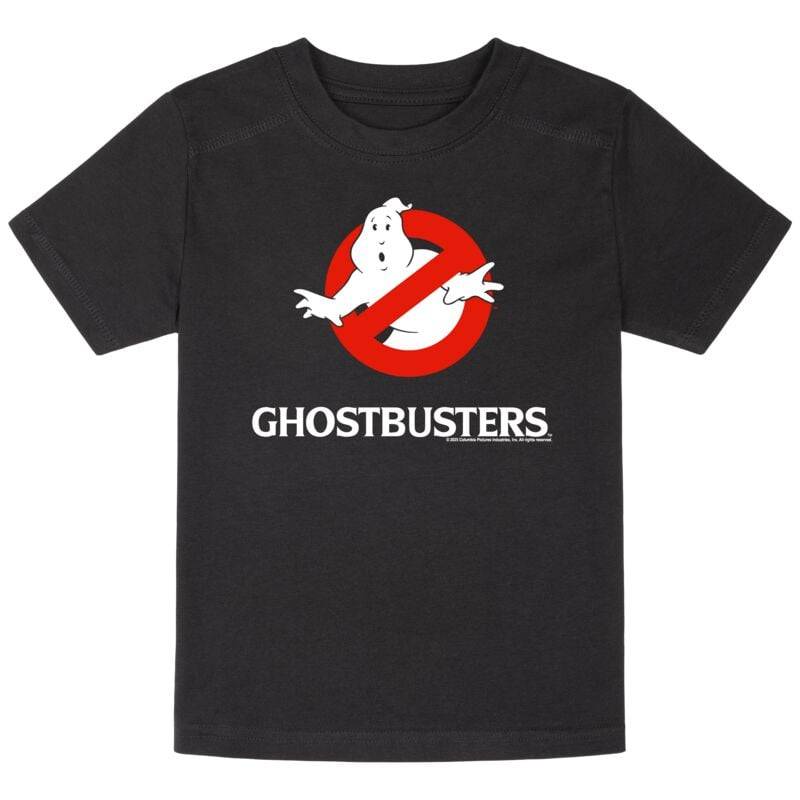 Ghostbusters Metal-Kids - Logo T-Shirt schwarz in 116 von Ghostbusters