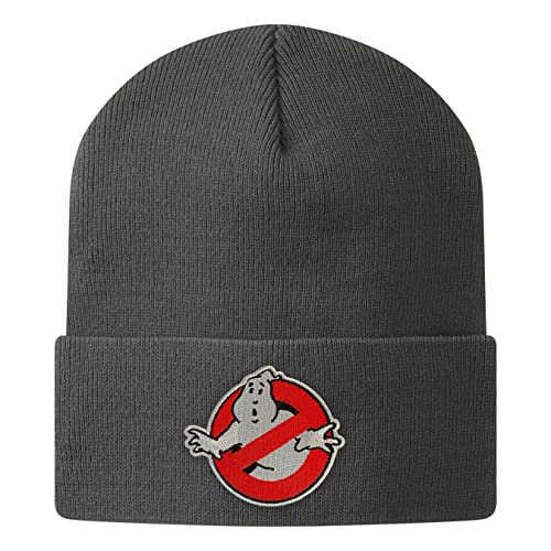 Ghostbusters Offizielles Lizenzprodukt Patch Beanie Beanie (Dunkelgrau), One Size von Ghostbusters