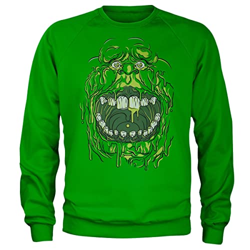 Ghostbusters Offizielles Lizenzprodukt Slimer Sweatshirt (Grün), Large von Ghostbusters