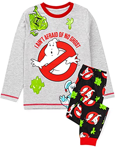 Ghostbusters Pyjamas Jungen Kinder Monster grau langes T-Shirt PJS 10-11 Jahre von Ghostbusters