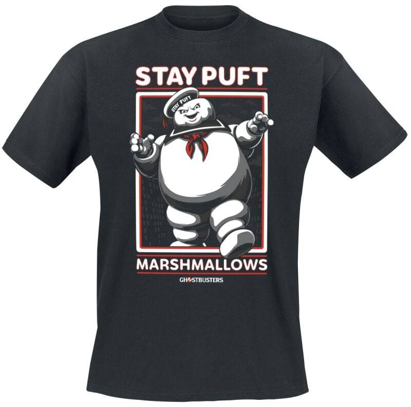 Ghostbusters Stay Puft Marshmallows T-Shirt schwarz in M von Ghostbusters
