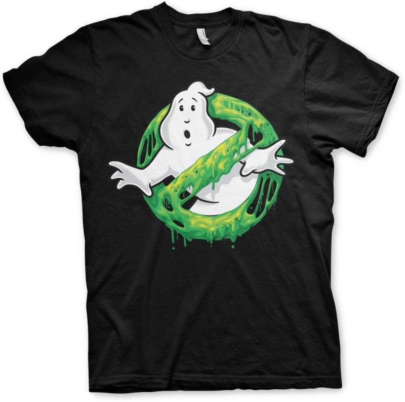 Ghostbusters T-Shirt Slime Logo Big Tall T-Shirt Ghostbusters T-Shirt Slime Logo Big Tall T-Shirt von Ghostbusters