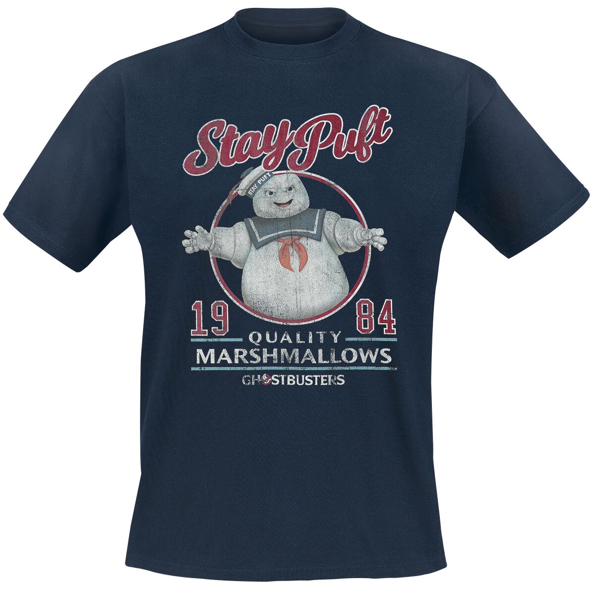 Ghostbusters T-Shirt - Stay Puft - S bis XXL - für Männer - Größe L - dunkelblau - Lizenzierter Fanartikel Ghostbusters T-Shirt - Stay Puft - S bis XXL - für Männer - Größe L - dunkelblau - Lizenzierter Fanartikel von Ghostbusters