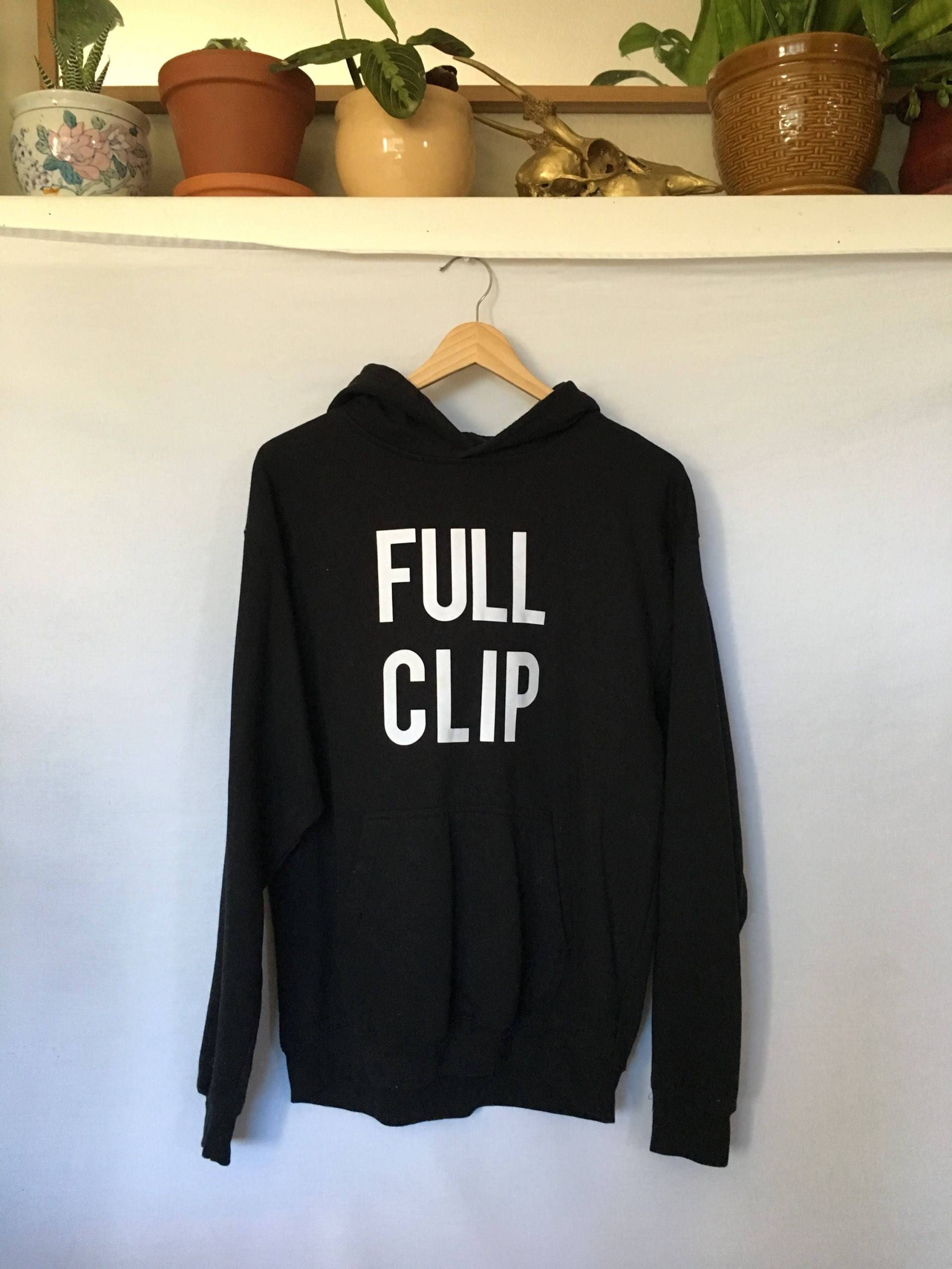 Full Clip Schwarz Hoodie // Gang Starr Hip Hop Rap T-Shirt Full Clip Schwarz Hoodie // Gang Starr Hip Hop Rap T-Shirt von GhostedVintage