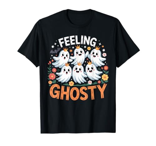 Feeling Ghosty Cute Ghost Halloween für Damen und Kinder T-Shirt Feeling Ghosty Cute Ghost Halloween für Damen und Kinder T-Shirt von Ghosty boo Squad Apparel men women hish sar