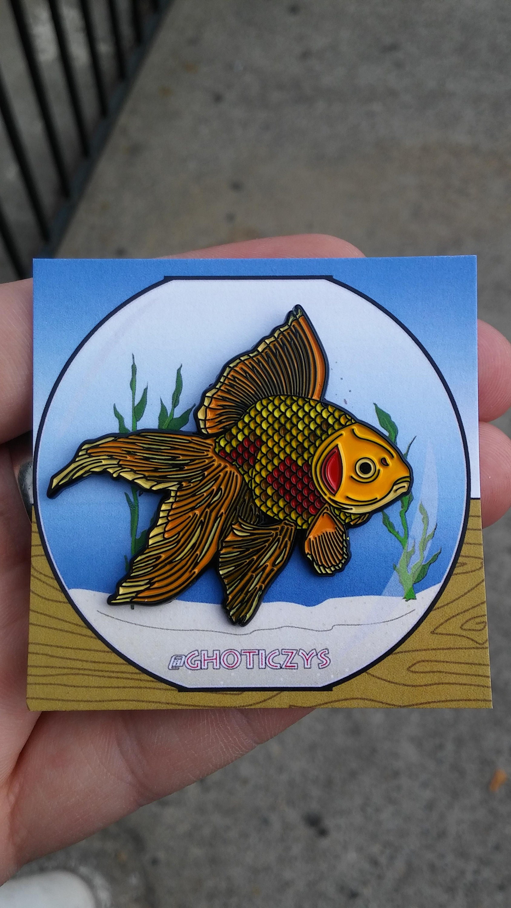 Goldfisch Emaille Pin Goldfisch Emaille Pin von GhotiCzys