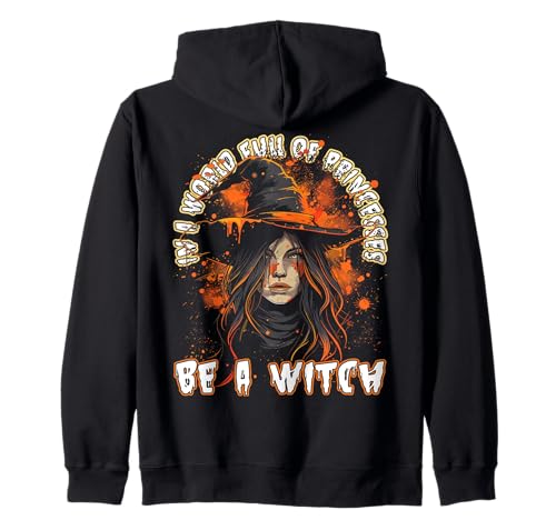 Gruselige Pin Up Hexe Halloween Pinup Girl Kapuzenjacke von Ghoulish halloween gifts