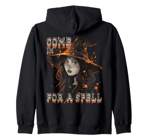 Gruselige Pin Up Hexe Halloween Pinup Girl Kapuzenjacke von Ghoulish halloween gifts