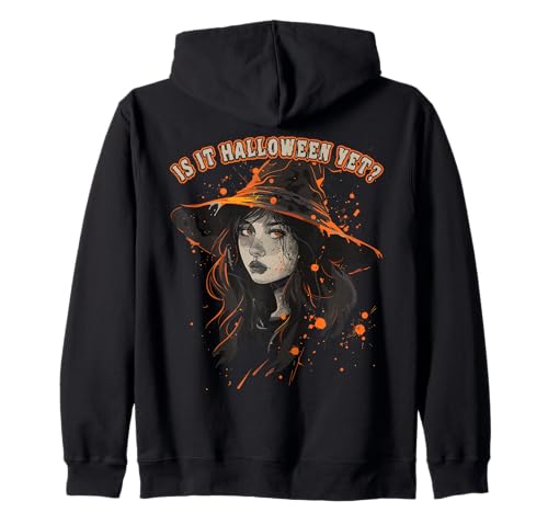 Gruselige Pin Up Hexe Halloween Pinup Girl Kapuzenjacke von Ghoulish halloween gifts