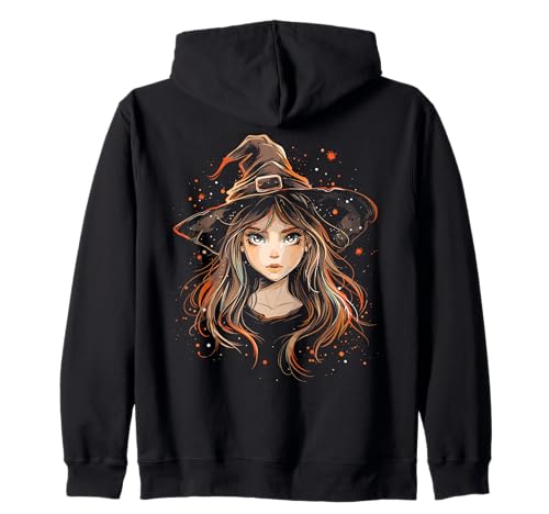 Gruselige Pin Up Hexe Halloween Pinup Girl Kapuzenjacke von Ghoulish halloween gifts