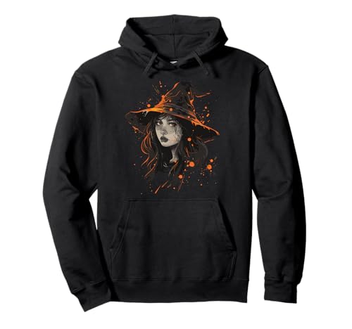 Gruselige Pin Up Hexe Halloween Pinup Girl Pullover Hoodie von Ghoulish halloween gifts