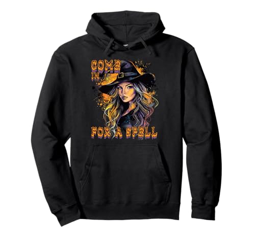 Gruselige Pin Up Hexe Halloween Pinup Girl Pullover Hoodie von Ghoulish halloween gifts