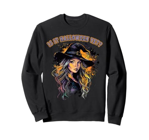 Gruselige Pin Up Hexe Halloween Pinup Girl Sweatshirt von Ghoulish halloween gifts
