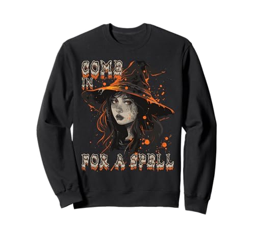 Gruselige Pin Up Hexe Halloween Pinup Girl Sweatshirt von Ghoulish halloween gifts