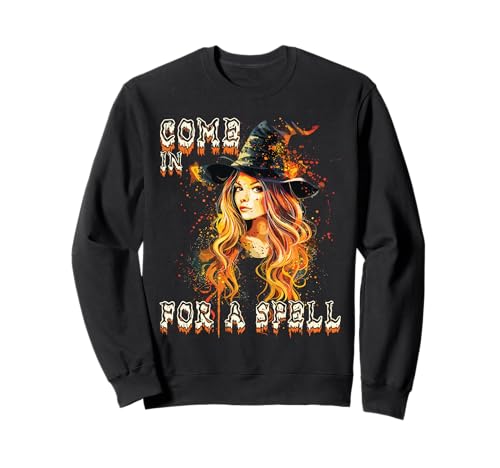Gruselige Pin Up Hexe Halloween Pinup Girl Sweatshirt von Ghoulish halloween gifts
