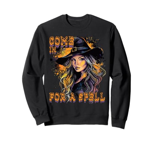 Gruselige Pin Up Hexe Halloween Pinup Girl Sweatshirt von Ghoulish halloween gifts