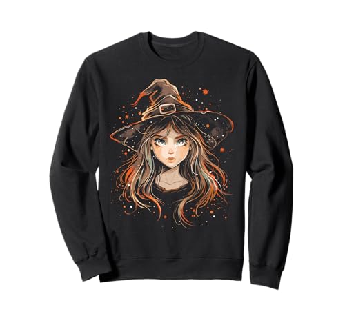 Gruselige Pin Up Hexe Halloween Pinup Girl Sweatshirt von Ghoulish halloween gifts