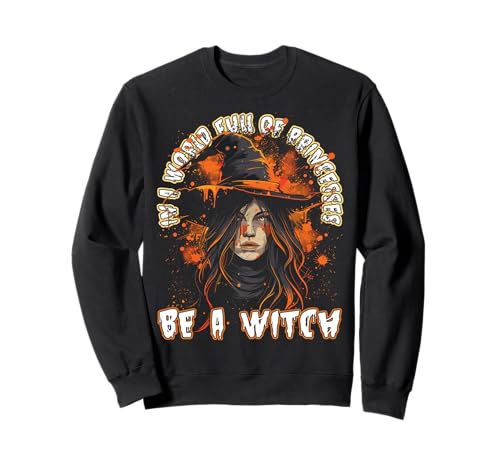 Gruselige Pin Up Hexe Halloween Pinup Girl Sweatshirt von Ghoulish halloween gifts
