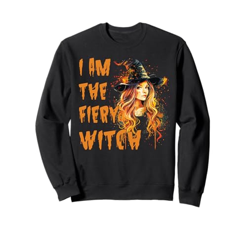 Gruselige Pin Up Hexe Halloween Pinup Girl Sweatshirt von Ghoulish halloween gifts