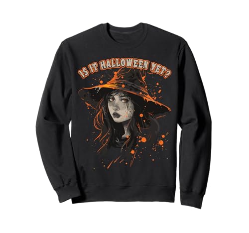 Gruselige Pin Up Hexe Halloween Pinup Girl Sweatshirt von Ghoulish halloween gifts