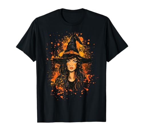 Gruselige Pin Up Hexe Halloween Pinup Girl T-Shirt von Ghoulish halloween gifts