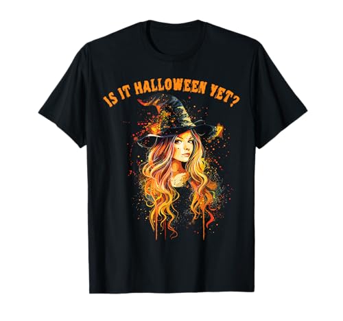 Gruselige Pin Up Hexe Halloween Pinup Girl T-Shirt von Ghoulish halloween gifts