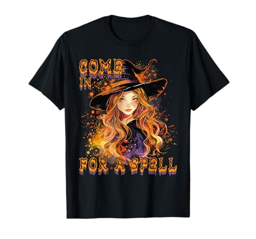 Gruselige Pin Up Hexe Halloween Pinup Girl T-Shirt von Ghoulish halloween gifts