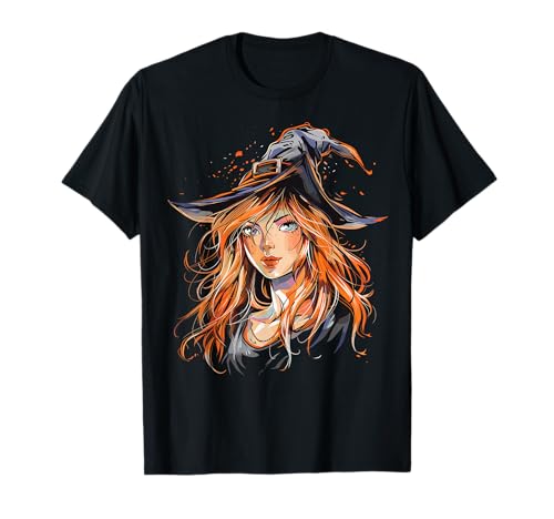 Gruselige Pin Up Hexe Halloween Pinup Girl T-Shirt von Ghoulish halloween gifts