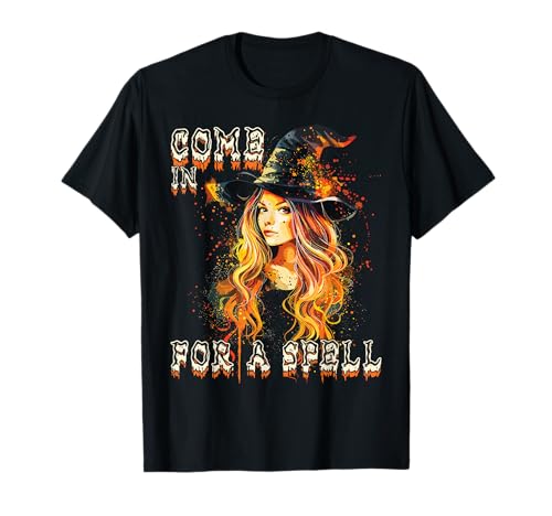Gruselige Pin Up Hexe Halloween Pinup Girl T-Shirt von Ghoulish halloween gifts