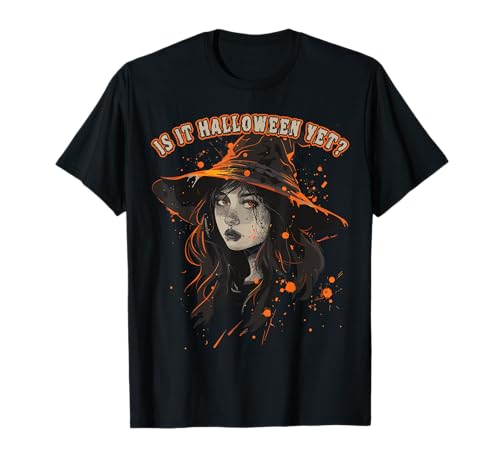 Gruselige Pin Up Hexe Halloween Pinup Girl T-Shirt von Ghoulish halloween gifts
