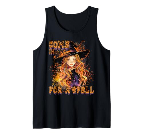 Gruselige Pin Up Hexe Halloween Pinup Girl Tank Top von Ghoulish halloween gifts