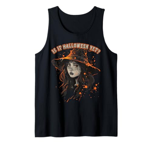 Gruselige Pin Up Hexe Halloween Pinup Girl Tank Top von Ghoulish halloween gifts