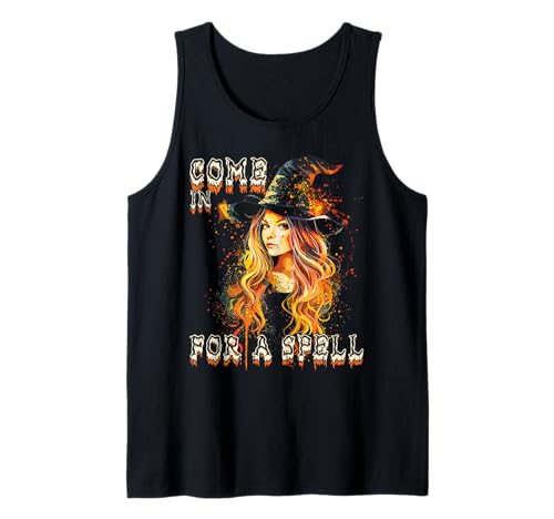 Gruselige Pin Up Hexe Halloween Pinup Girl Tank Top von Ghoulish halloween gifts