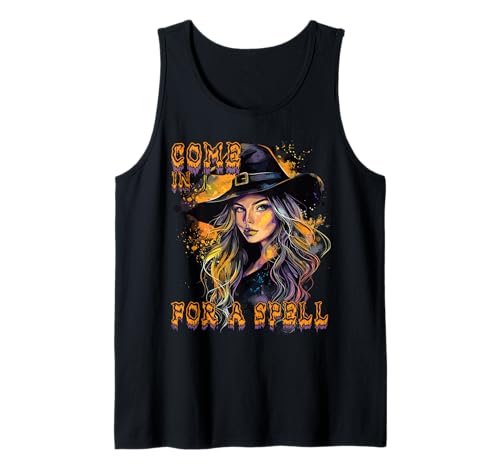 Gruselige Pin Up Hexe Halloween Pinup Girl Tank Top von Ghoulish halloween gifts